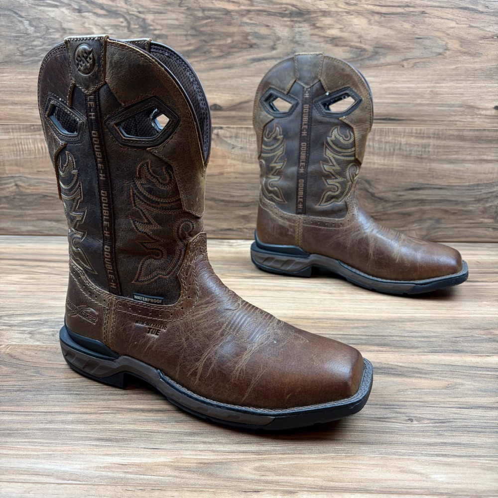 Double H Wilmore Mens 8.5D Phantom Waterproof Comp Toe Western Work Boots DH5370